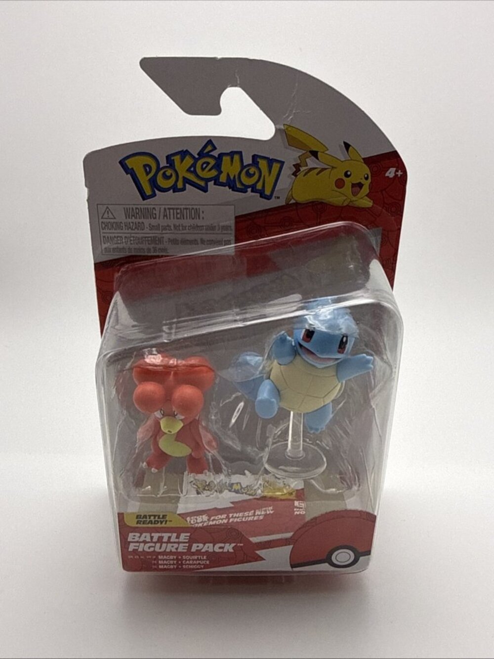 Pokemon: Magby & Squirtle #5 - 2 Pack Battle [Figure] Jazwares
